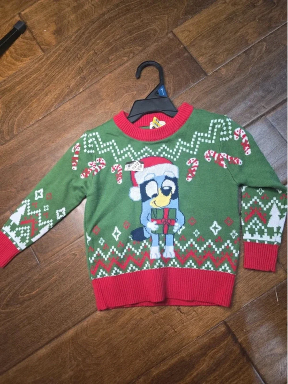 12m brand new bluey from disney christmas sweater. Item 572G8